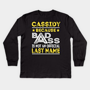 CASSIDY Kids Long Sleeve T-Shirt